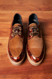 ZAPATO MUJER CORDON COCO CUERO POTRO CUERO LACOMBA MANDEVILLA