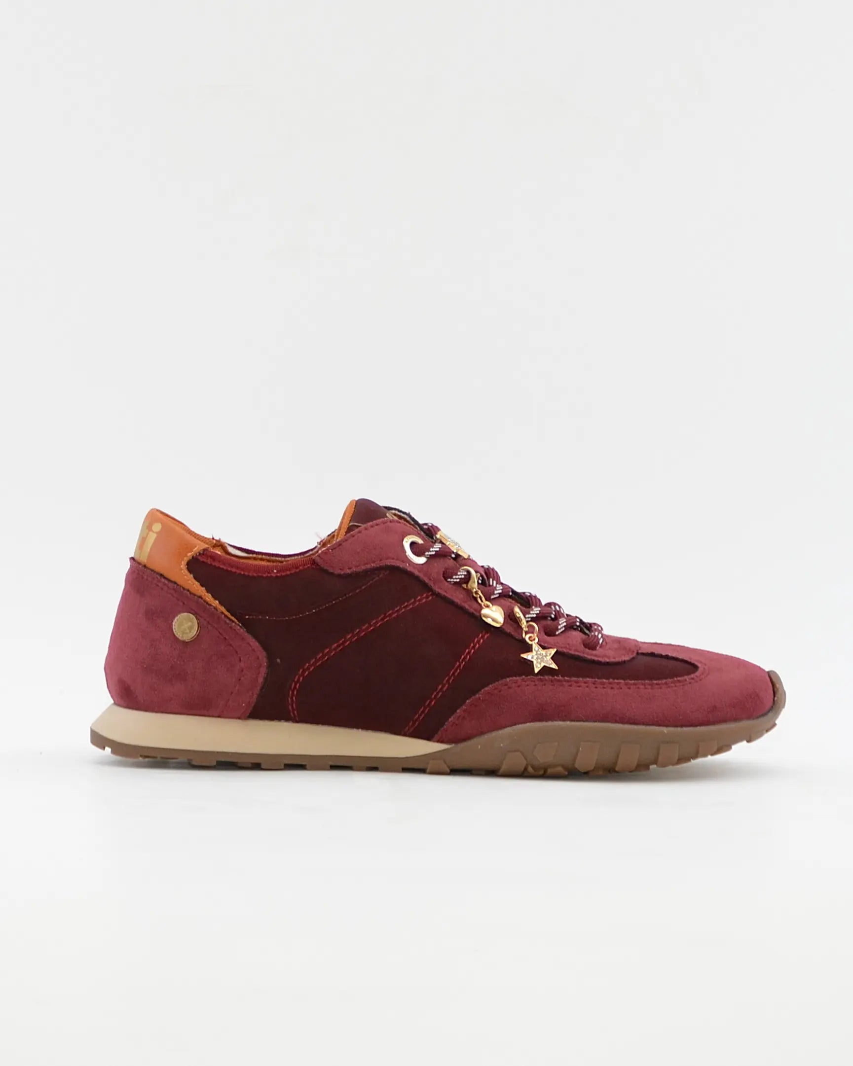 DEPORTIVO SNEAKER MUJER PLANA COLOR BURDEOS XTI 146146