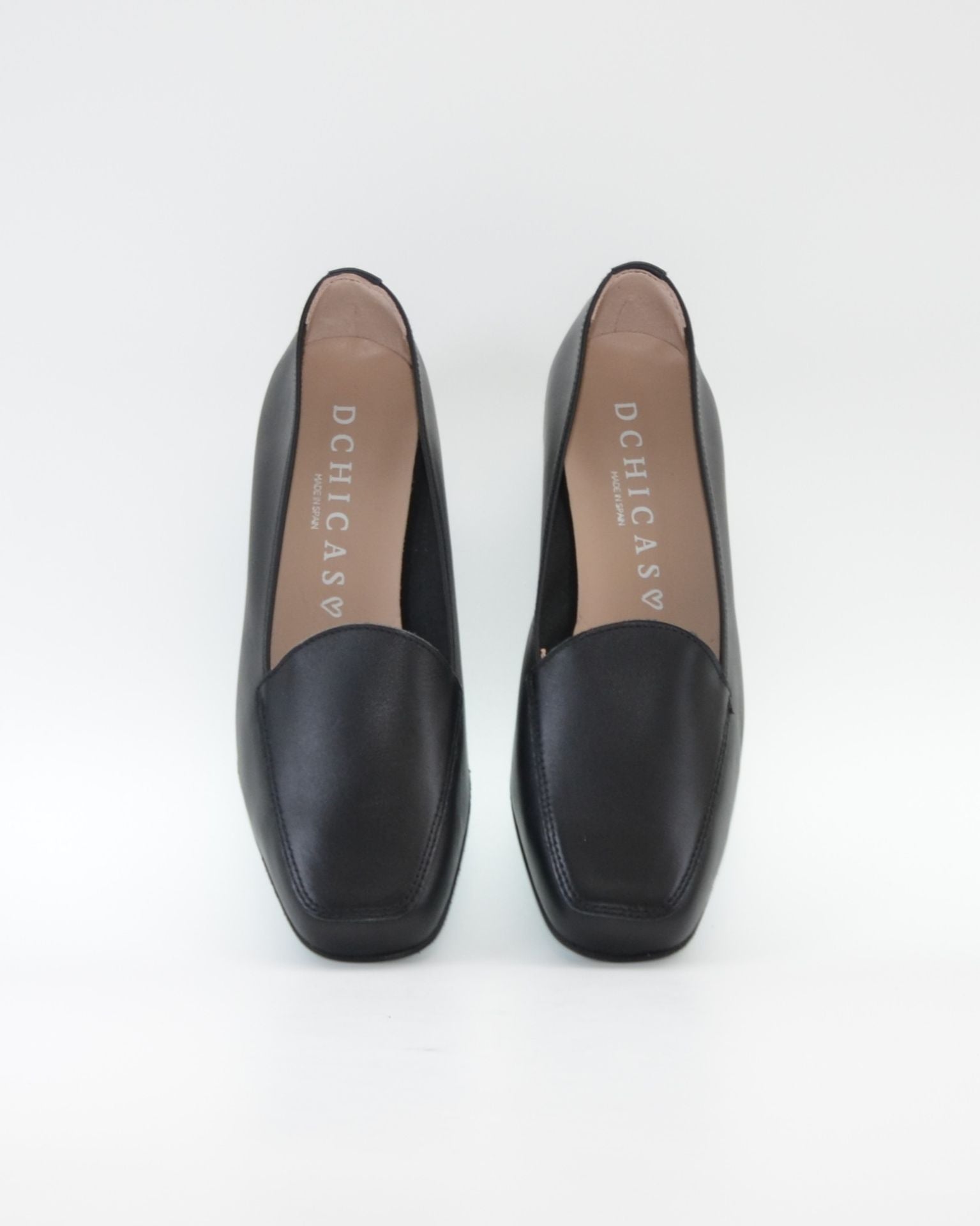 ZAPATO MOCASIN MUJER TACON BAJO COLOR NEGRO D CHICAS 0181