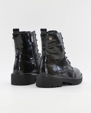 BOTA TIPO MILITAR CON PLATAFORMA XTI 146248 COCO NEGRO