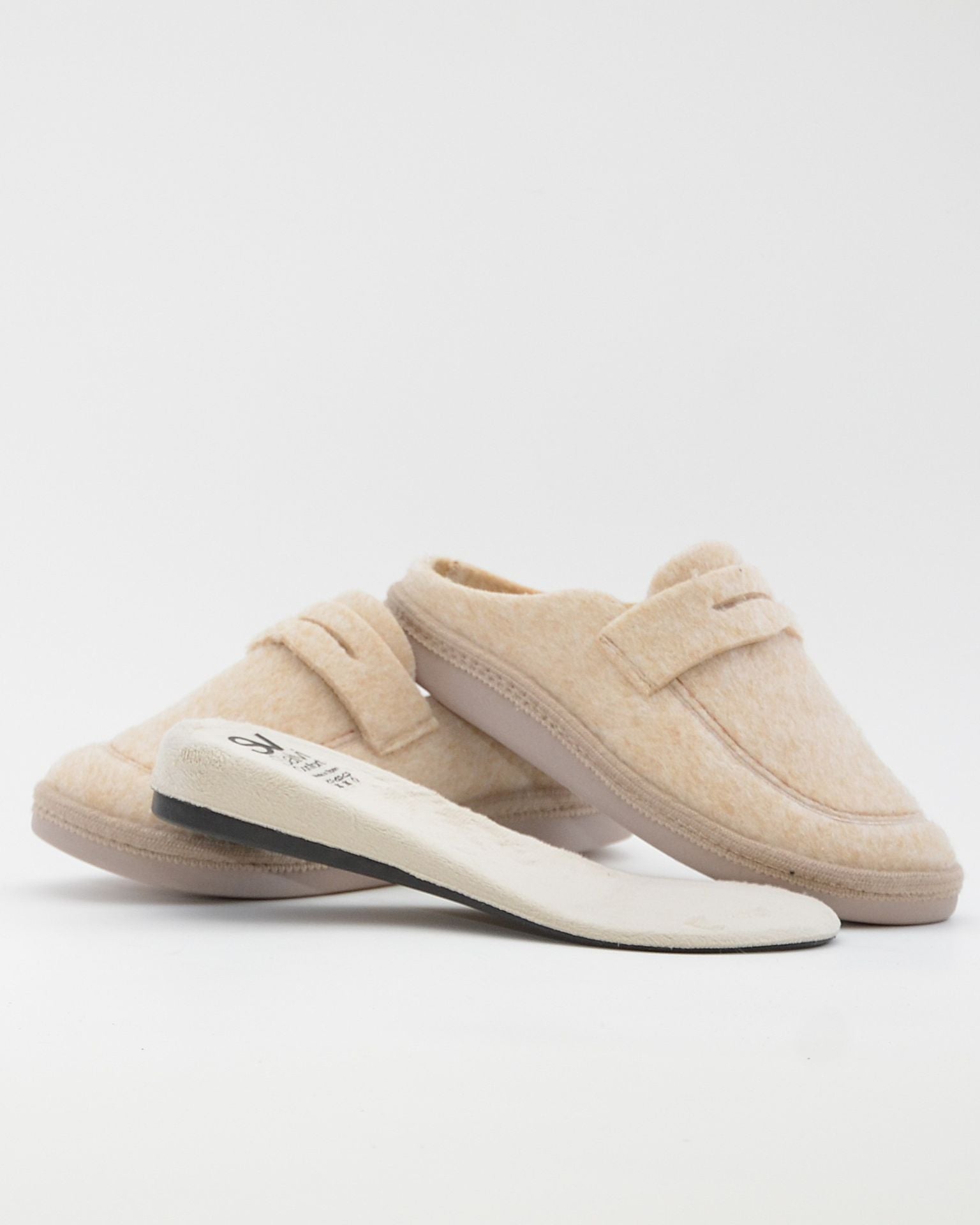 ZAPATILLA CASA MUJER SALVI 61L-002 ELFO CREMA
