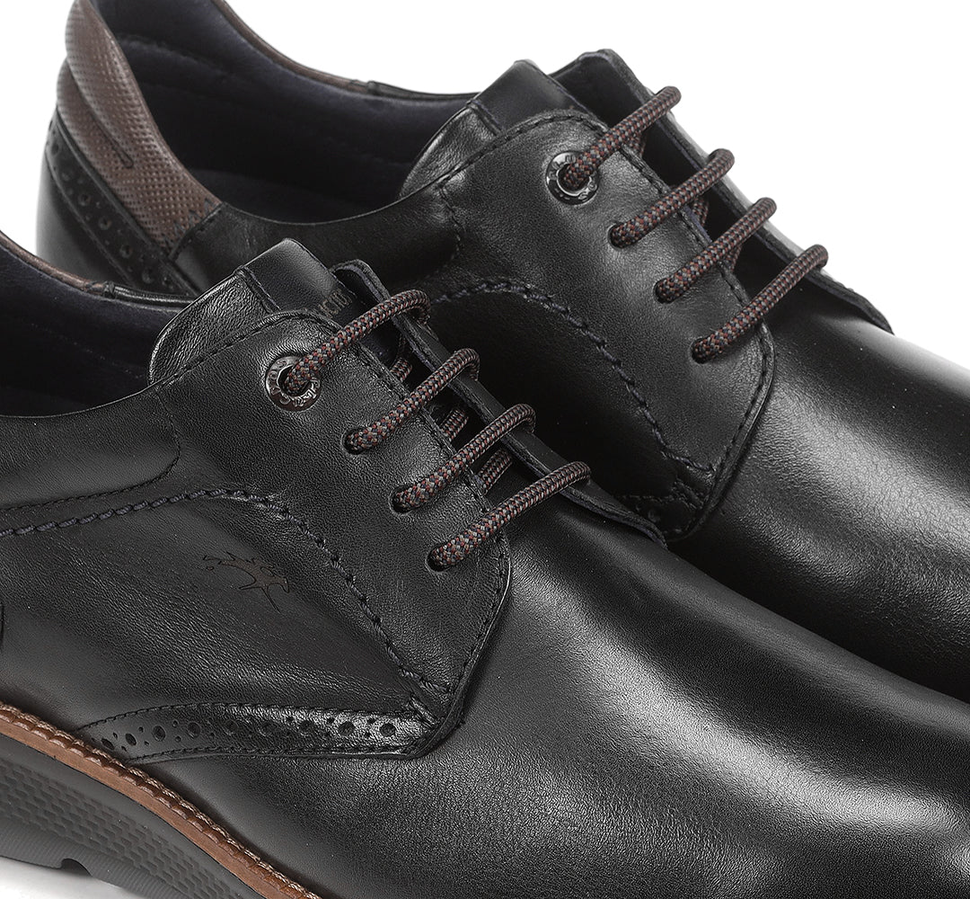 ZAPATO CASUAL NEGRO CORDON F1351 WILLIAM HABANA
