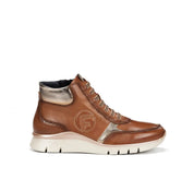 BOTIN DEPORTIVO CUERO CREMALLERA Y GOMA ELASTICA F2077 UNION
