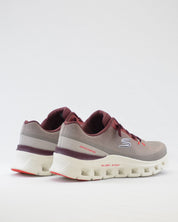 SNEAKERS HOMBRE SKECHERS GRIS BURDEOS 233132 TPBG CORDON ELÁSTICOS
