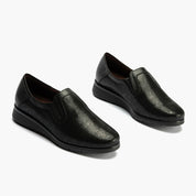 MOCASIN ANCHO ESPECIAL LICRA NEGRO 10711