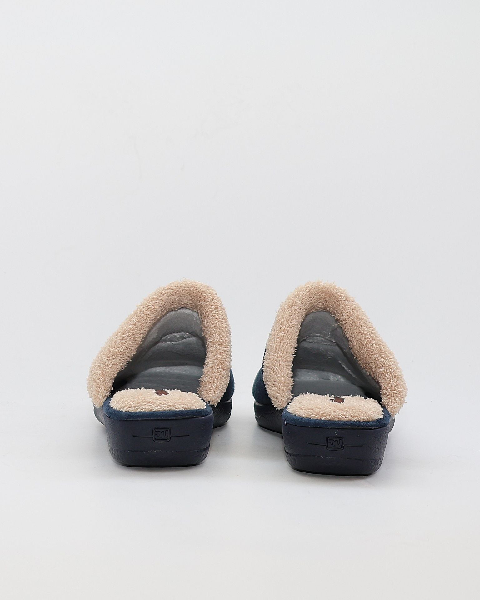 ZAPATILLAS DE CASA MUJER ABIERTA DEVALVERDE 1123 MARINO