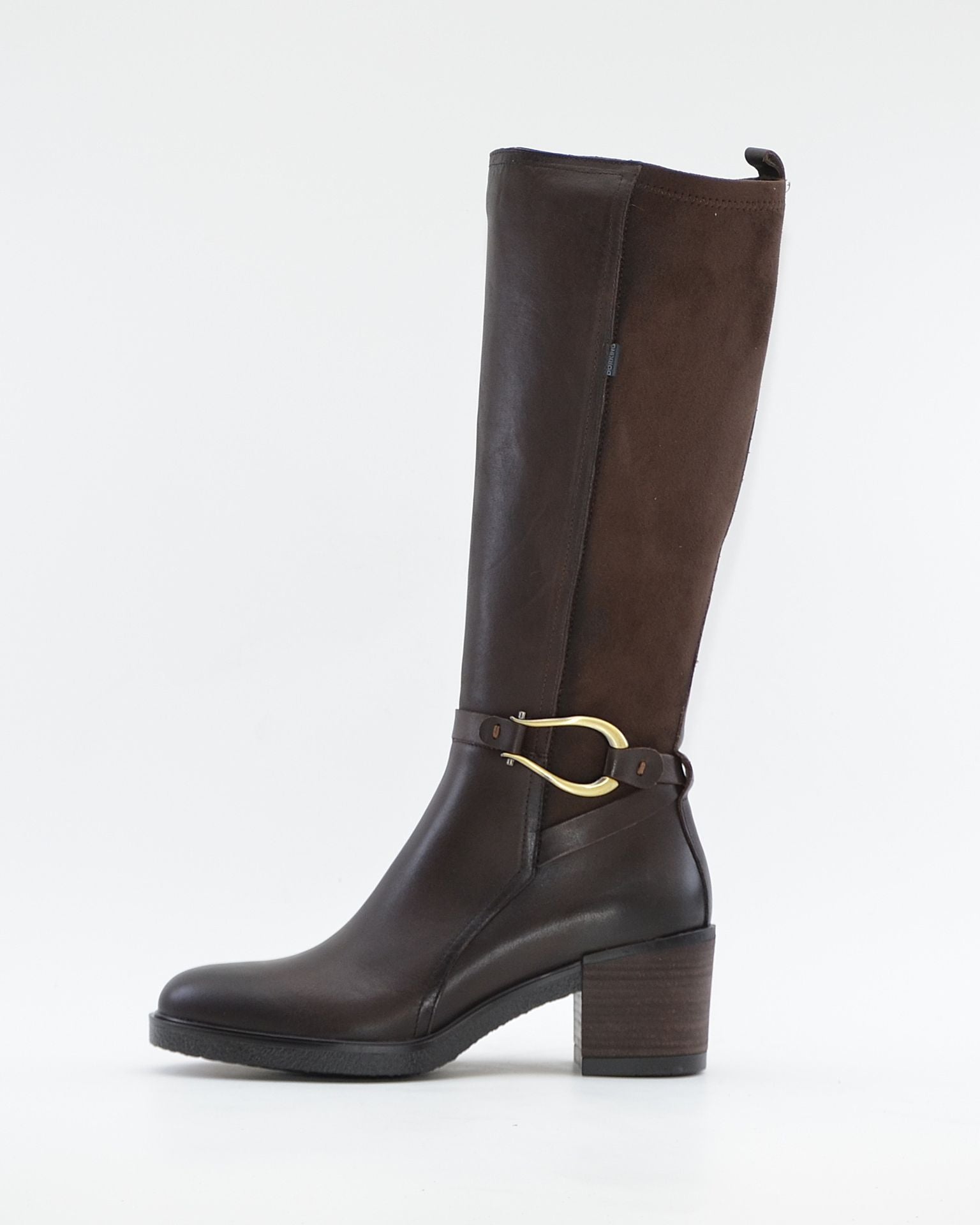 BOTA ALTA MUJER PIEL MARRON CHOCOLATE DORKING by FLUCHOS D9752 CAFÉ