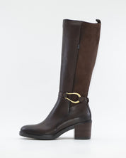 BOTA ALTA MUJER PIEL MARRON CHOCOLATE DORKING by FLUCHOS D9752 CAFÉ