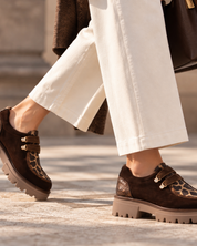 ZAPATO WALLABY MUJER MARRON CHOCOLATE LACOMBA BAMBOO