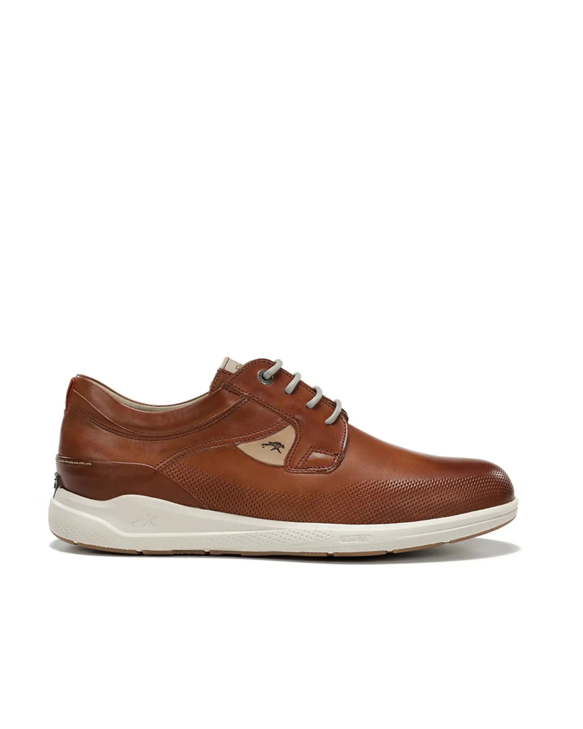 ZAPATO FLUCHOS HOMBRE CORDONES COLOR CUERO KADIR F2444