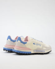 SNEAKERS LACOSTE MUJER ELITE ACTIVE 1261 SFA CREMA AZUL ROSA