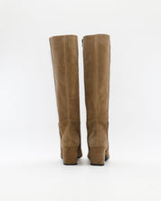 BOTA ALTA MUJER TACON ANCHO EN SERRAJE TAUPE PATRICIA MILLER 6961