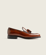 ZAPATO HOMBRE BORLAS TASSEL FLORENTIC CUERO TABAK SUELA DE CUERO
