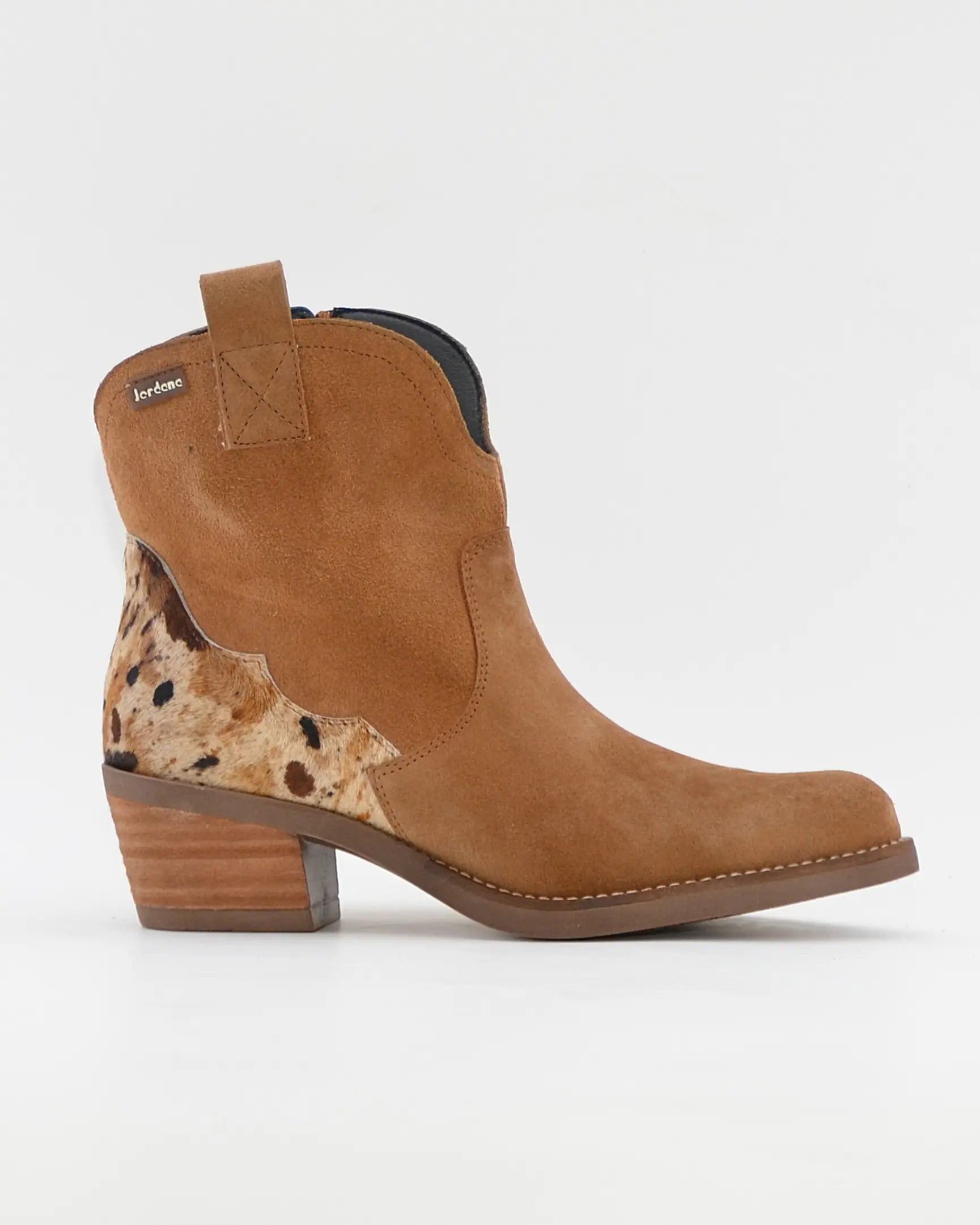 BOTIN MUJER COWBOY COLOR SERRAJE TAUPE JORDANA 5172