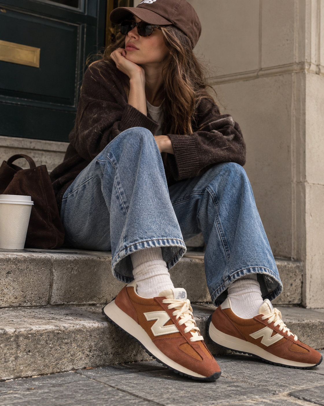 SNEAKERS NEW BALANCE U471 3G5 ZAPATILLAS MUJER COLOR MARRON