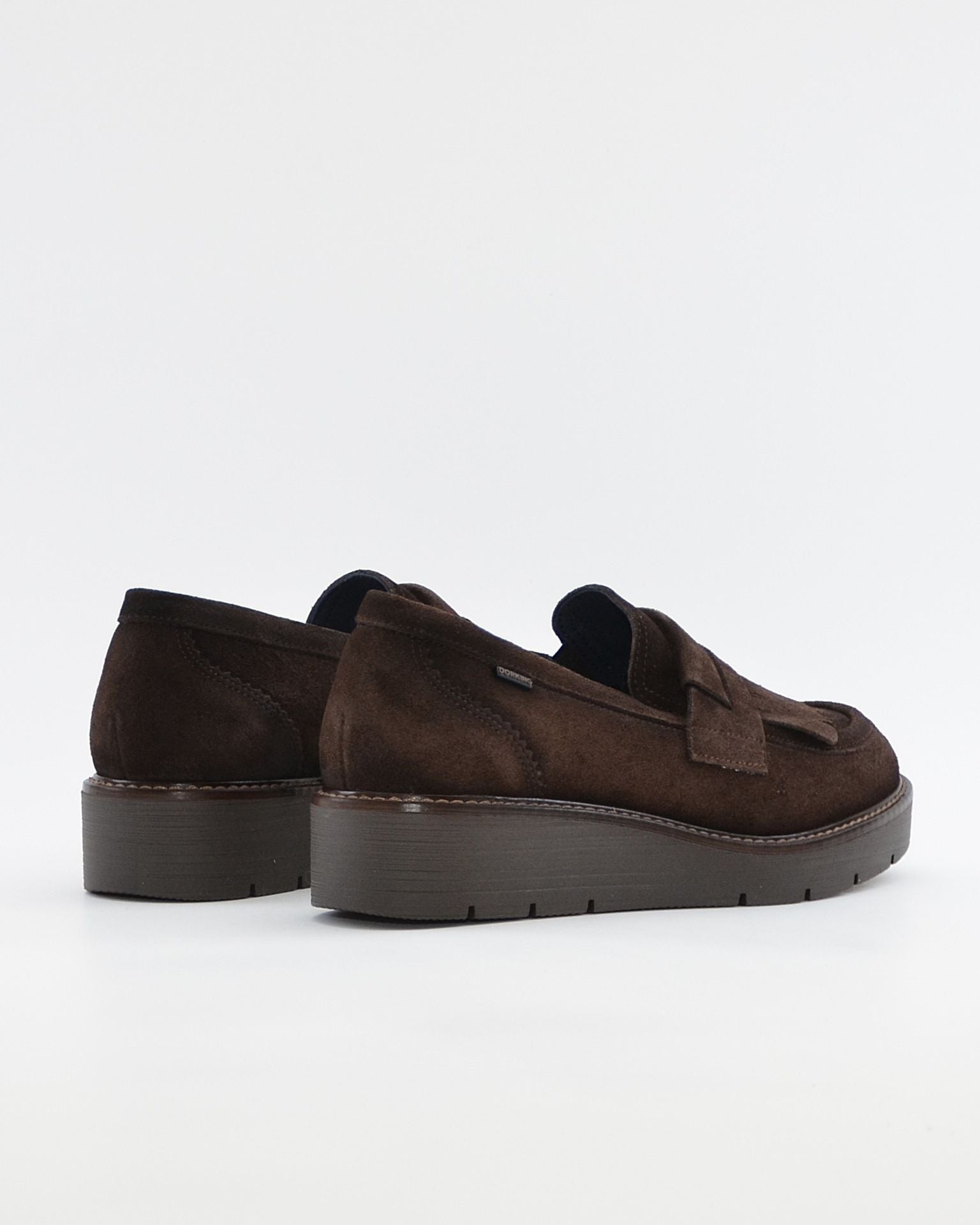 ZAPATO MOCASIN MUJER FLECHOS SERRAJE MARRÓN CHOCOLATE DORKING by FLUCHOS D9782 ÉBANO