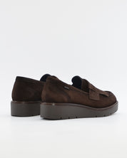 ZAPATO MOCASIN MUJER FLECHOS SERRAJE MARRÓN CHOCOLATE DORKING by FLUCHOS D9782 ÉBANO
