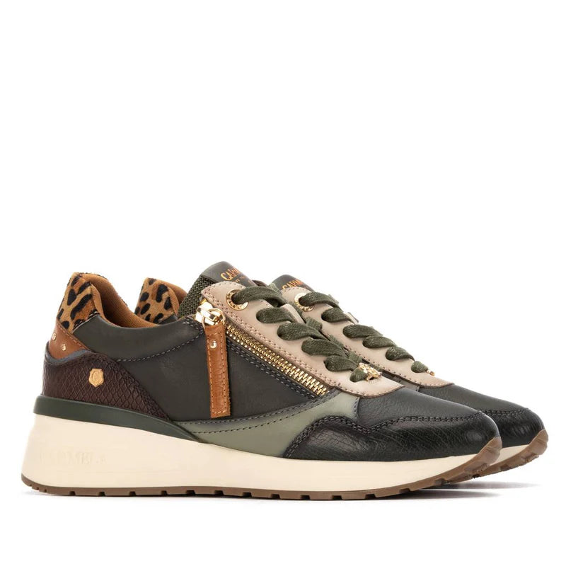 Zapatilla de mujer Kaki Carmela 16244204