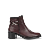BOTIN BURDEOS TACON CON CREMALLERA CHIARA D9347