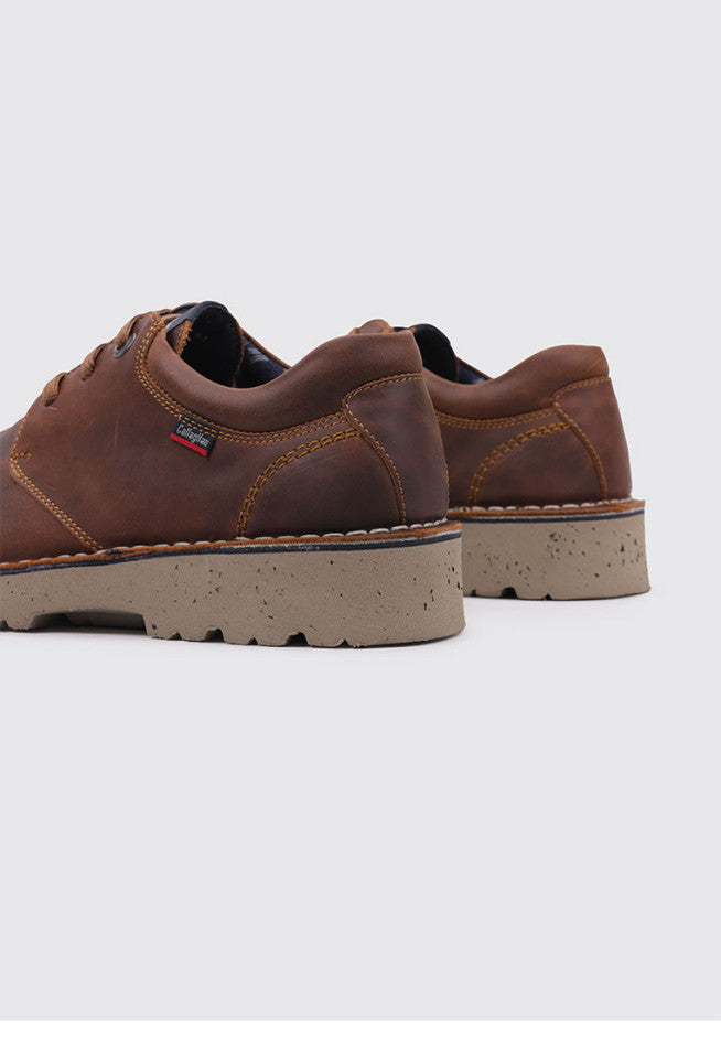 ZAPATOS CORDON CUERO ENGRASADO 55501