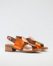 SANDALIA TACON BAJO BRONCE MULTI KAOLA 2684 PLANTA DE GEL