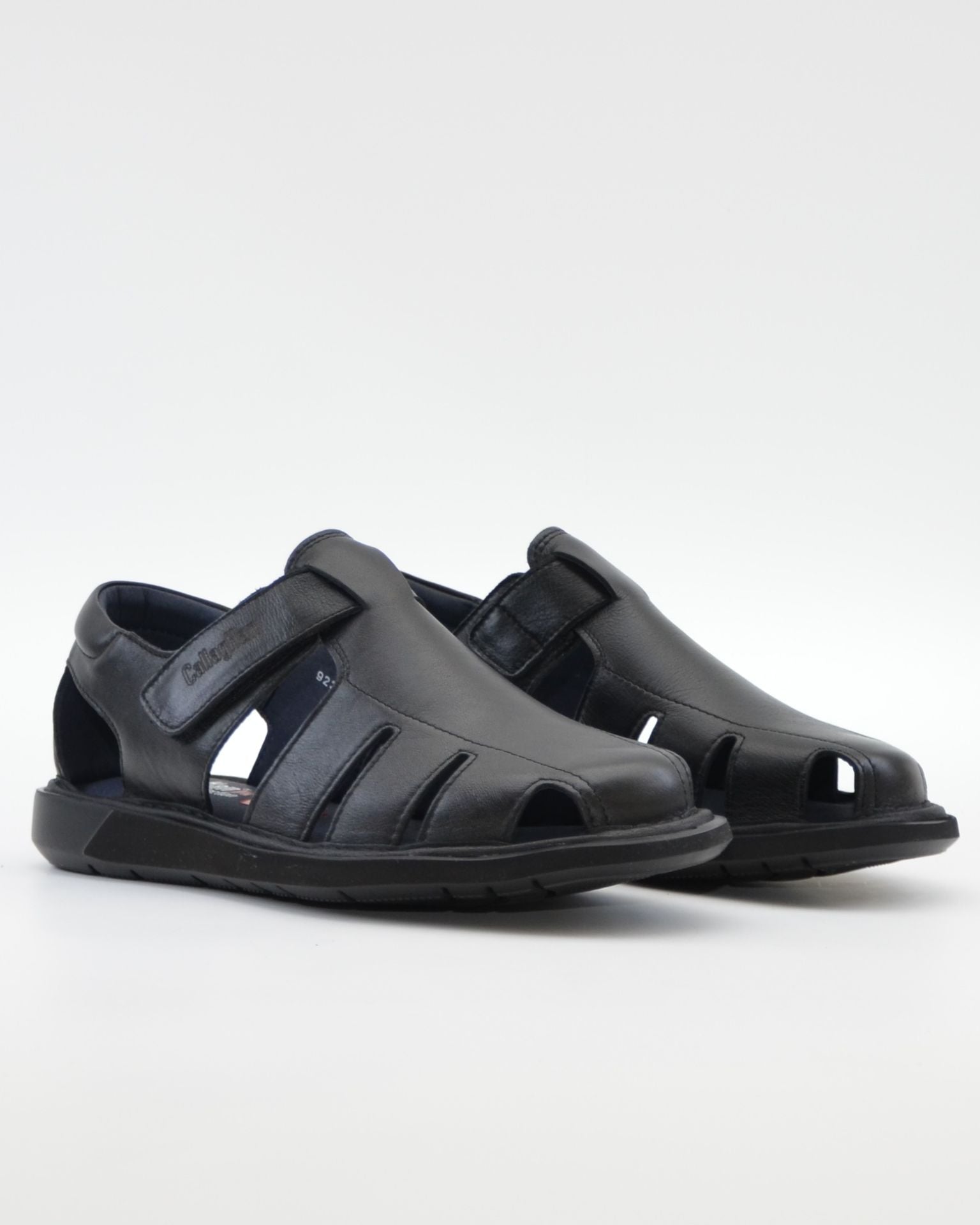 SANDALIA HOMBRE VELCRO COLOR NEGRO SUELA EXTRALIGHT CALLAGHAN 92311