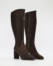 BOTA ALTA MUJER SERRAJE MARRÓN CHOCOLATE WONDERS M-5443 TESTA