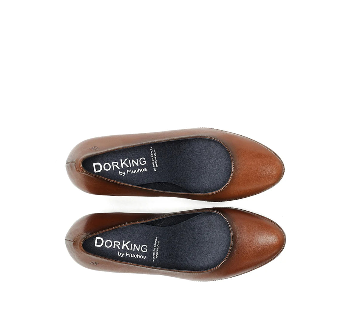 ZAPATO SALON PLATAFORMA COLOR CUERO