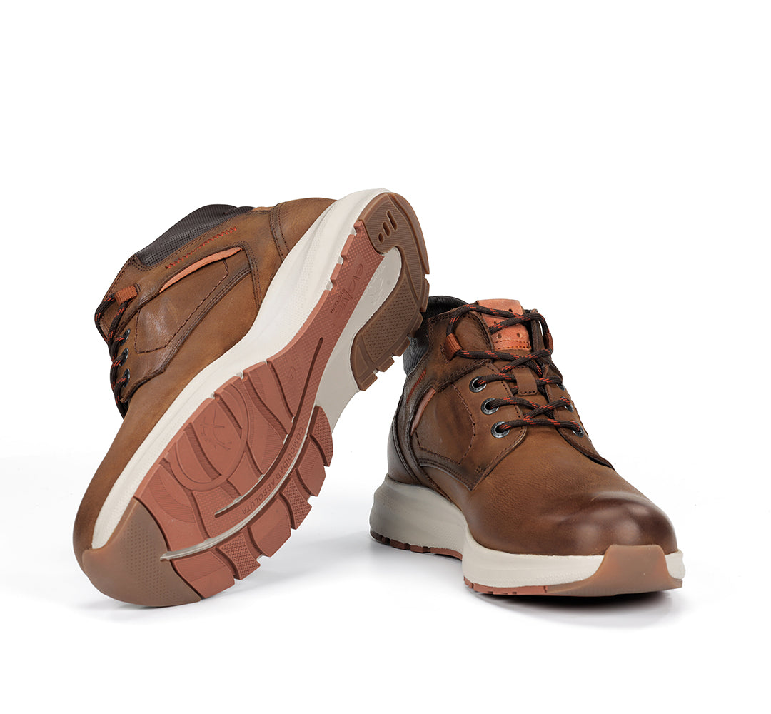 BOTIN CASUAL IMPERMEABLE MARRON F2068 TRITON NUEZ