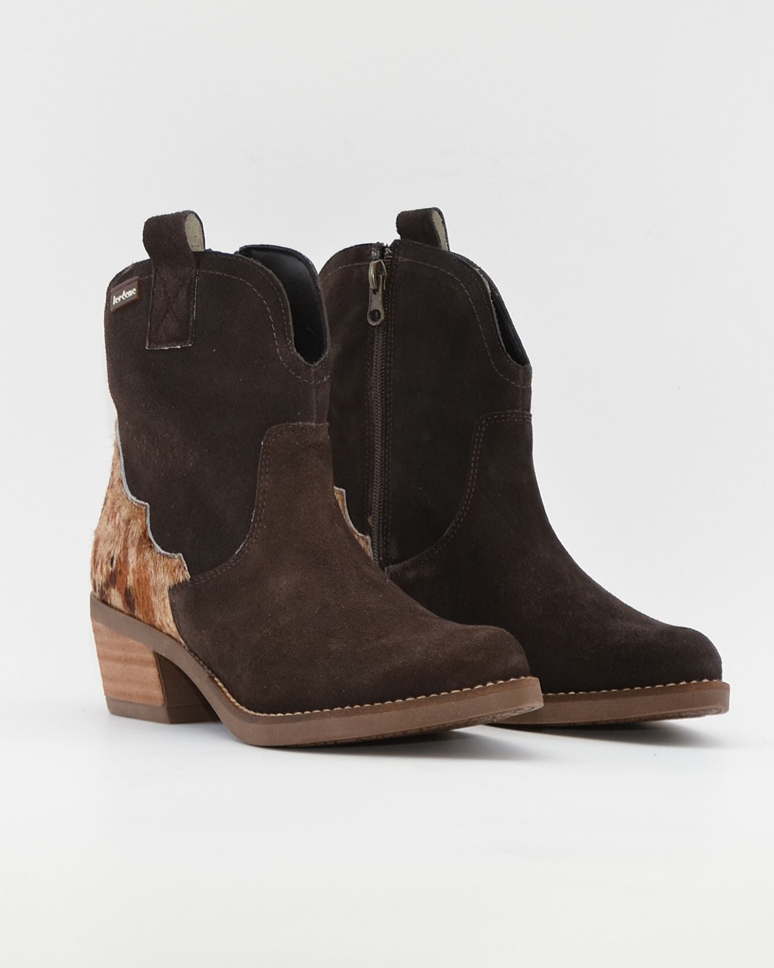 BOTIN MUJER COWBOY COLOR SERRAJE MARRÓN JORDANA 5172