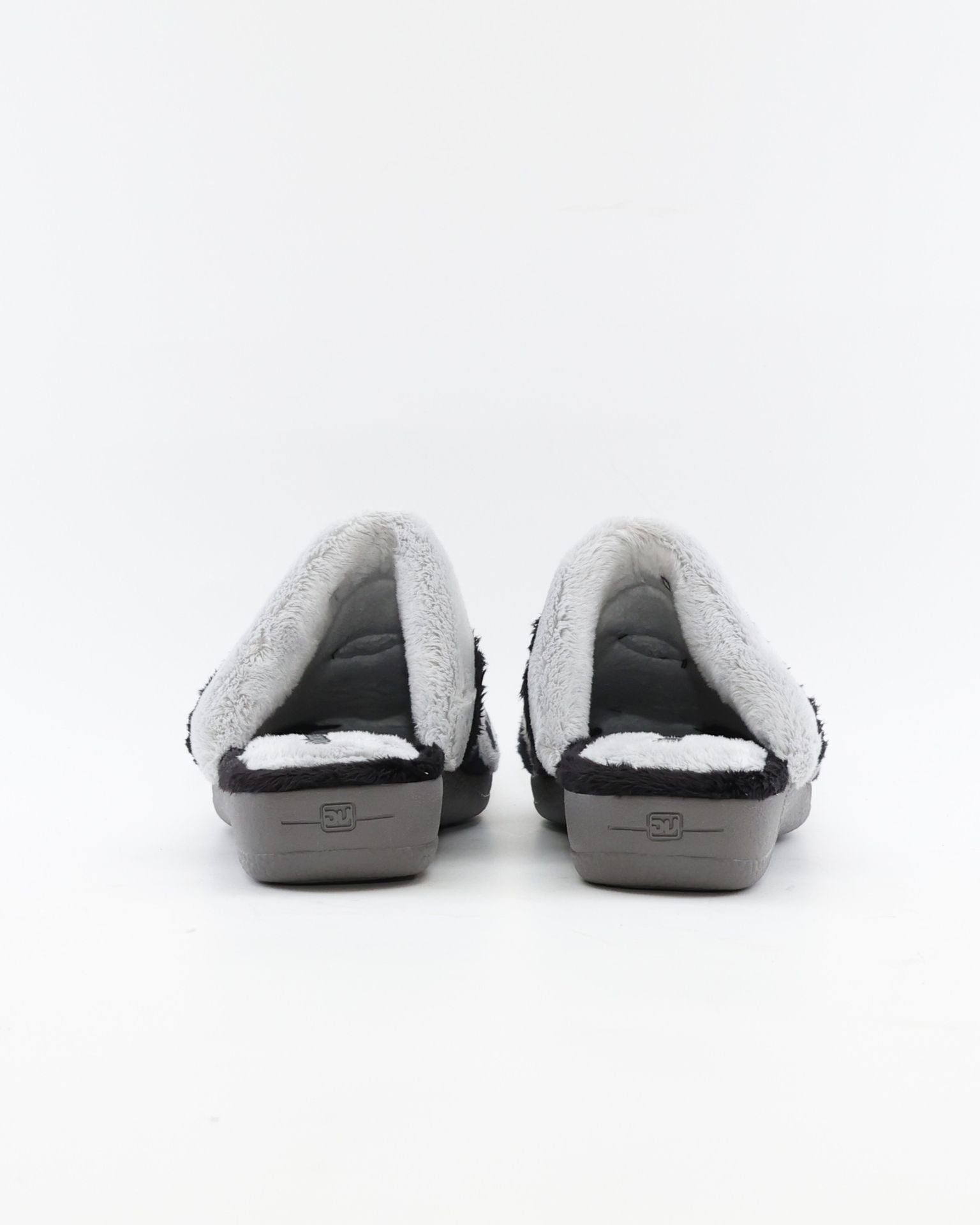 ZAPATILLAS DE CASA MUJER ABIERTA DEVALVERDE 1205 GRIS VACA