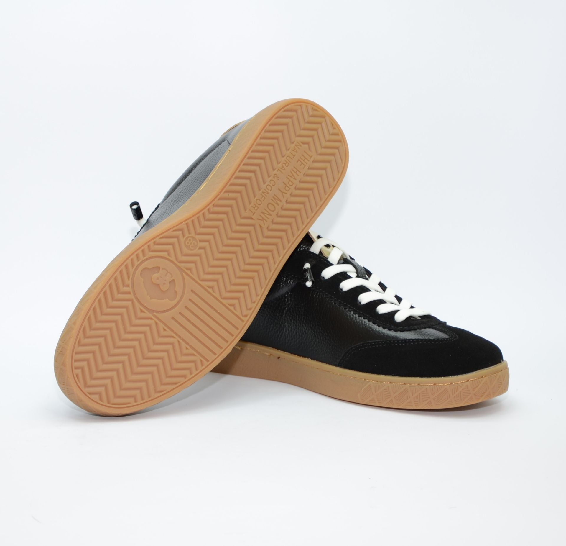 DEPORTIVO CORDON PIEL NEGRO PARIS 003
