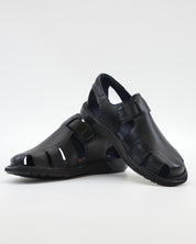 SANDALIA HOMBRE VELCRO COLOR NEGRO SUELA EXTRALIGHT CALLAGHAN 92311