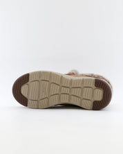 BOTIN PLANO MUJER FORRADO CON PELO SKECHERS BEIGE 144221 CSNT