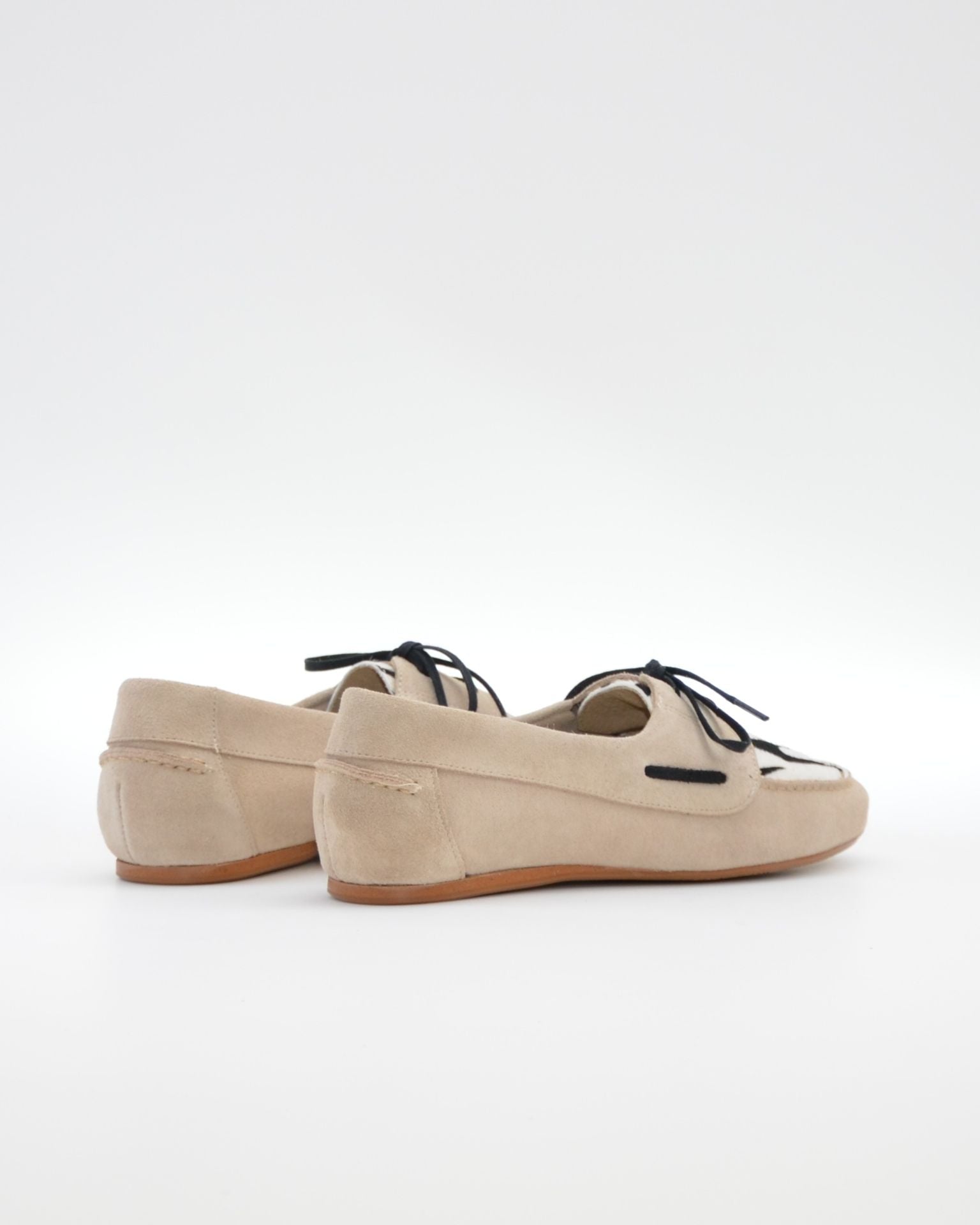 MOCASIN NAUTICO MUJER SERRAJE BEIGE ANIMAL PRINT GLADIOLUS