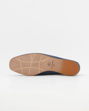 ZAPATO MOCASIN MUJER PLANO AZUL MARINO CAYETANO 17200