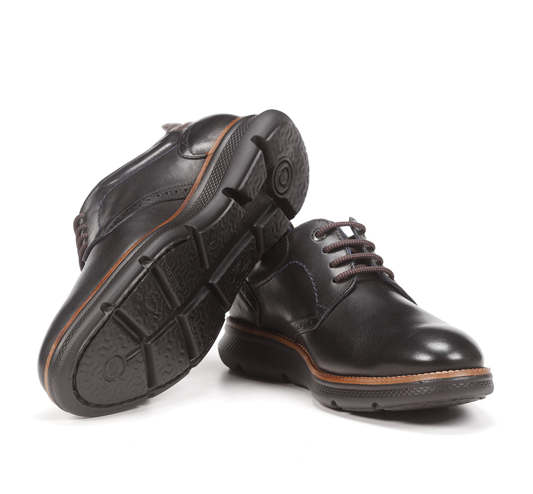 ZAPATO CASUAL NEGRO CORDON F1351 WILLIAM HABANA