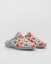ZAPATILLAS DE CASA MUJER ABIERTA DEVALVERDE 1203 GRIS