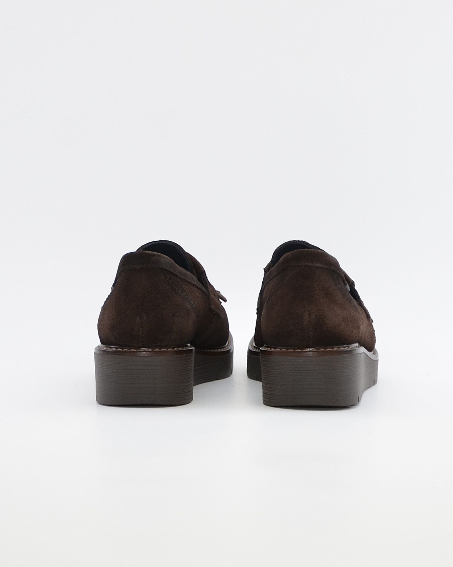 ZAPATO MOCASIN MUJER FLECHOS SERRAJE MARRÓN CHOCOLATE DORKING by FLUCHOS D9782 ÉBANO