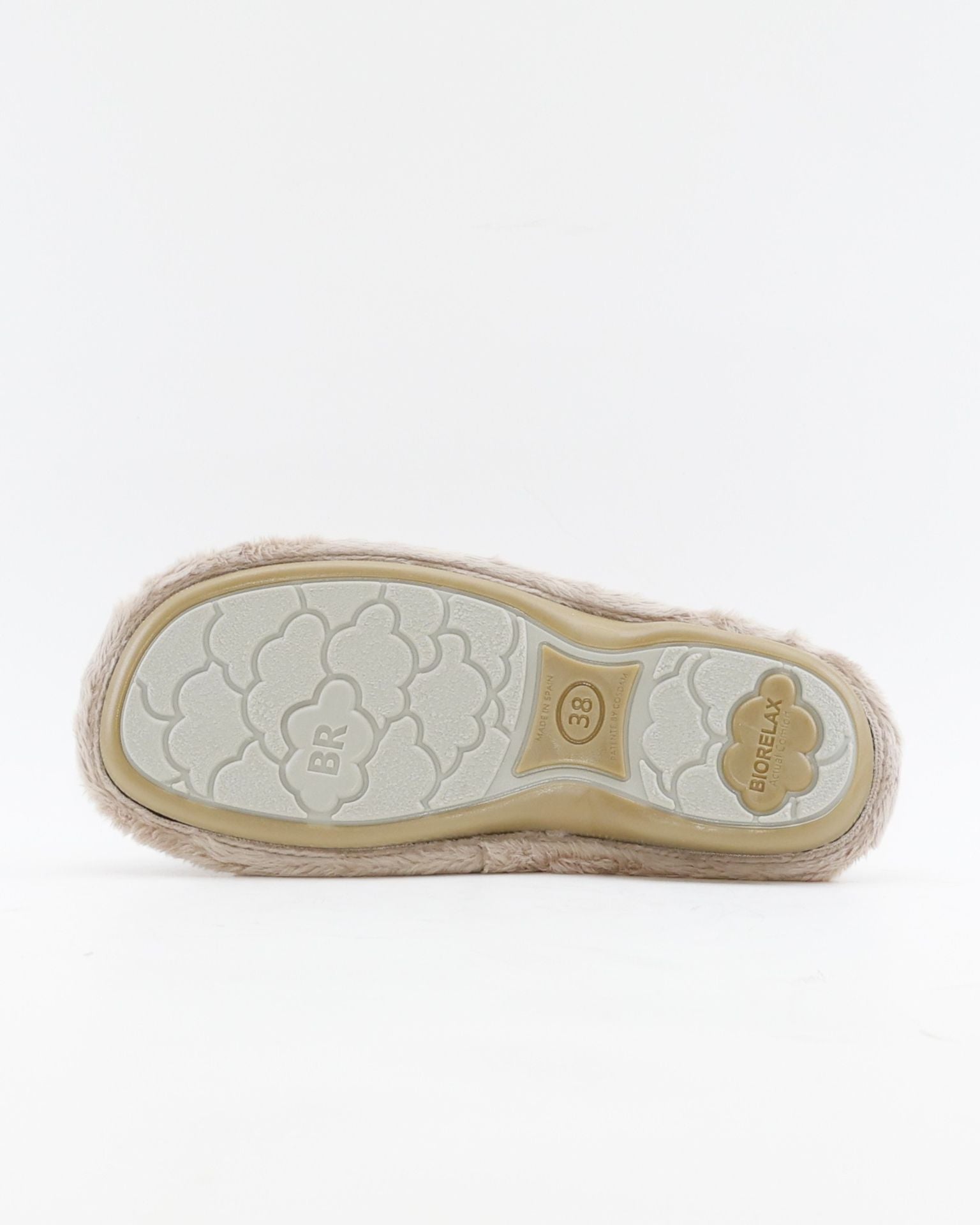 ZAPATILLAS DE CASA MUJER PLANAS BIO RELAX 4538 GAIA BEIGE