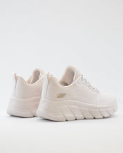 SNEAKERS MUJER SKECHERS 117385 OFWT BLANCO CORDONES BOBS SPORT