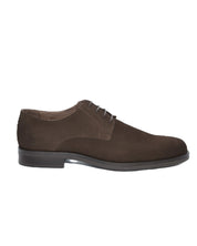 ZAPATO CORDON HOMBRE SERRAJE MARRON PISO GOMA