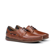 ZAPATOS HOMBRE FLUCHOS COLOR CUERO CORDON MARINER 9884