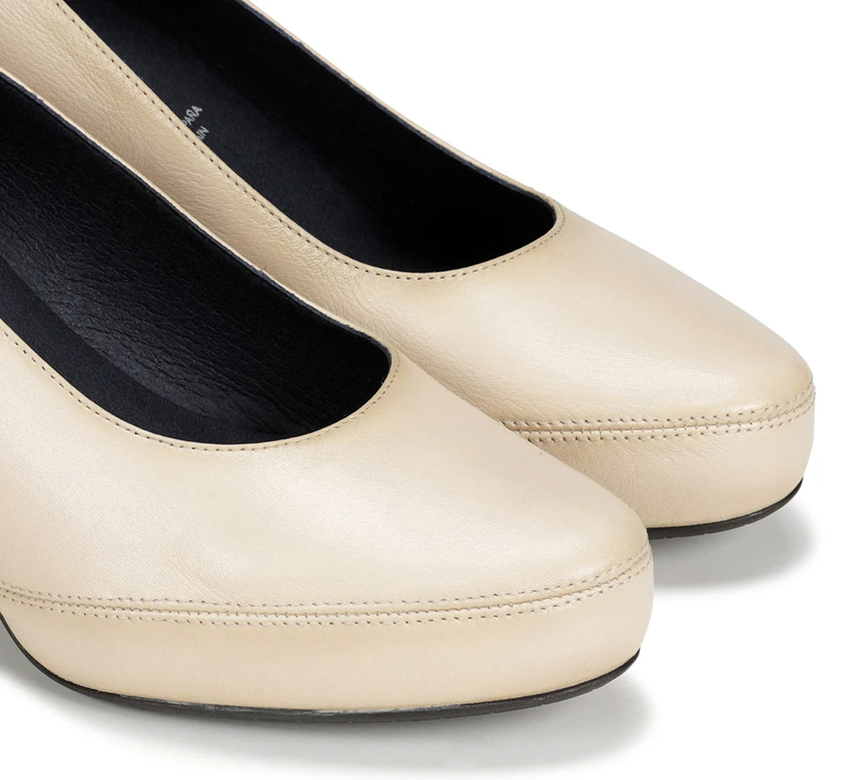 ZAPATO SALON PLATAFORMA COLOR HIELO