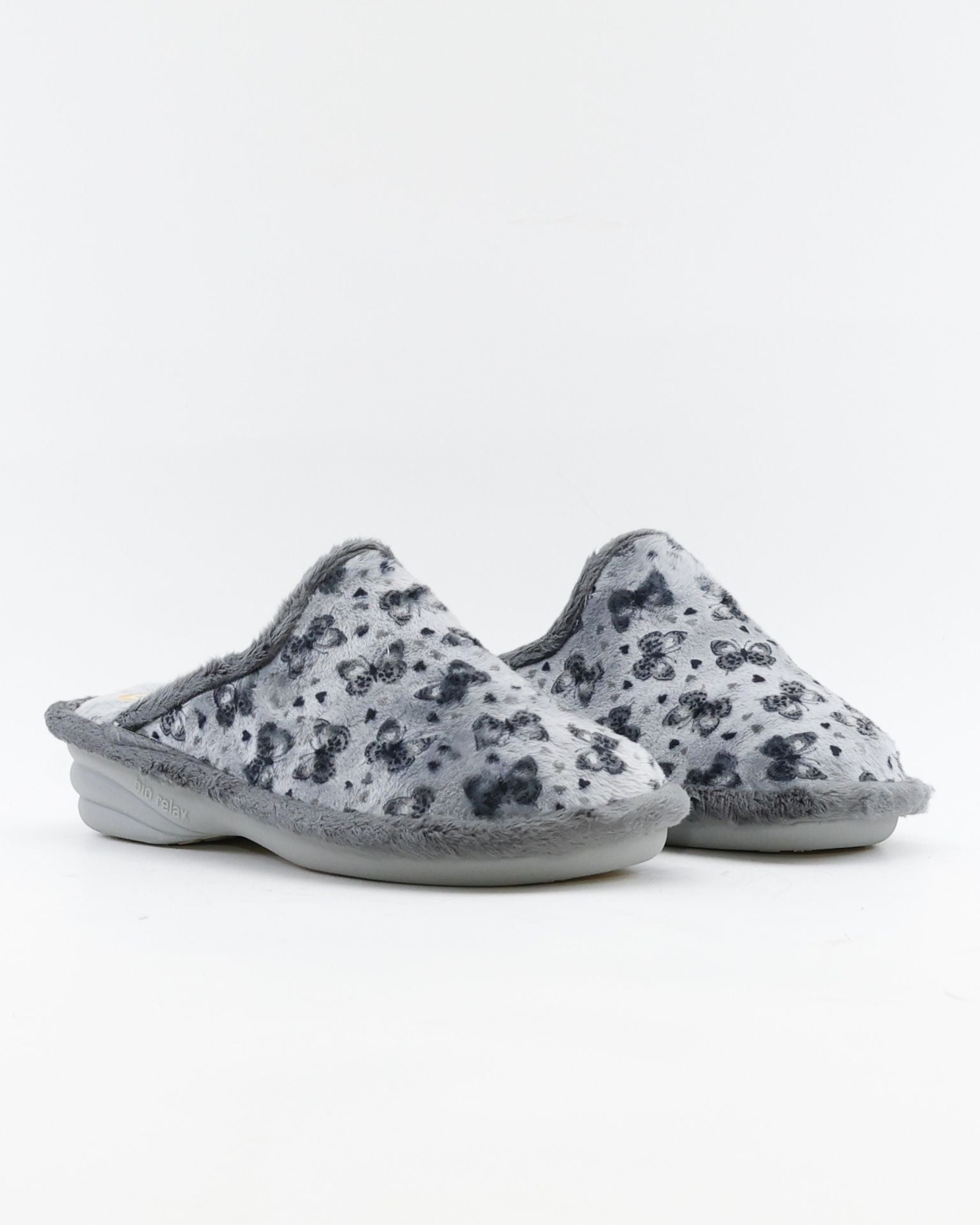 ZAPATILLAS DE CASA MUJER CON CUÑA BIO RELAX 1800 APONI GRIS