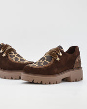 ZAPATO WALLABY MUJER MARRON CHOCOLATE LACOMBA BAMBOO