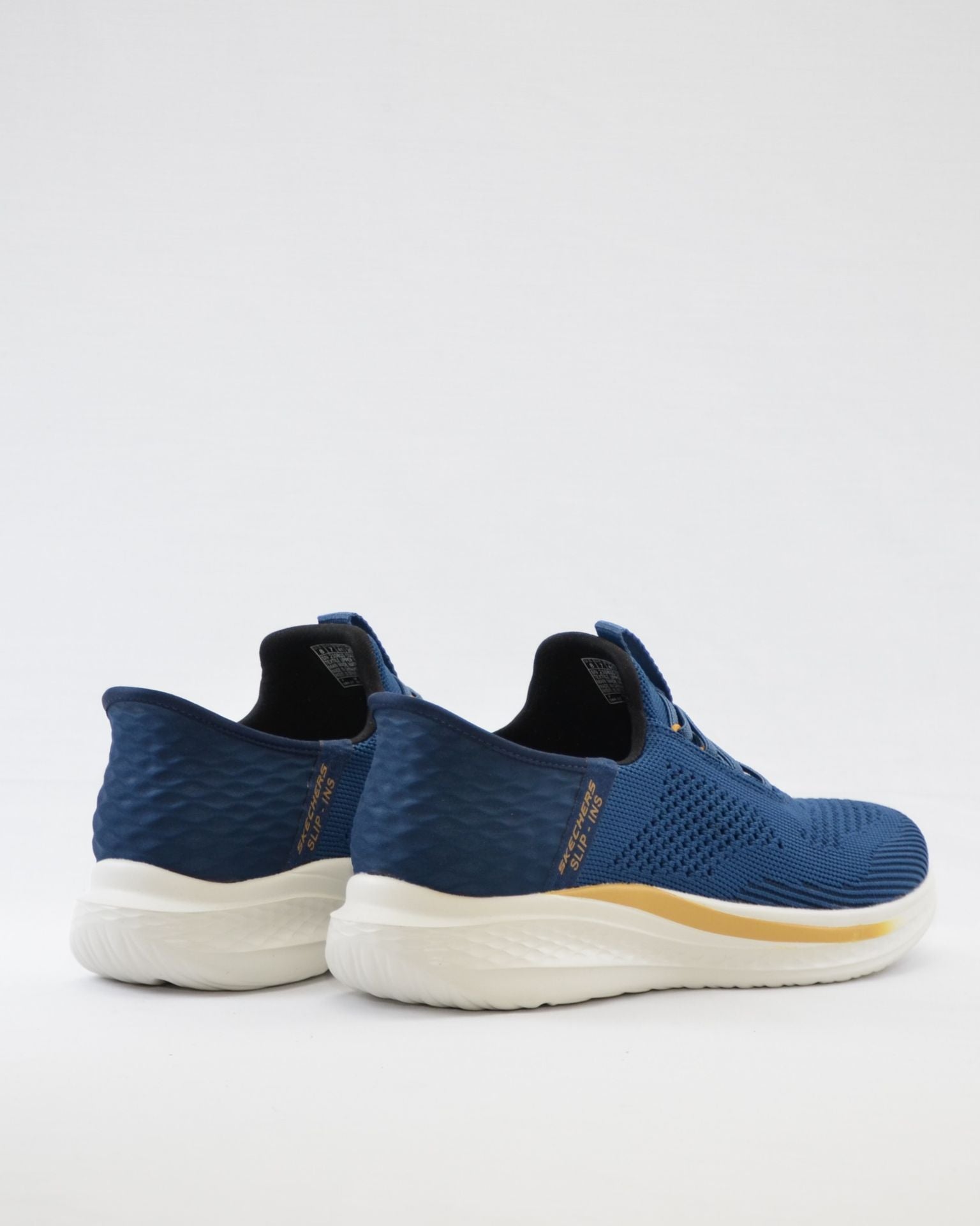 SNEAKERS HOMBRE SKECHERS AZUL 21810 BLU ELASTICOS SLIP-INS
