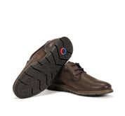 ZAPATO CASUAL MARRON ENGRADADO F0974 KIRO K.CAFÉ