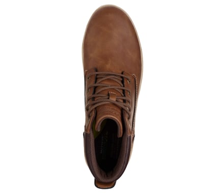 BOTA HOMBRE SKECHERS MARRON 205235 BRN WATERPROOF