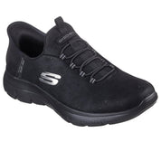 SNEAKERS MUJER SKECHERS NEGRO 150254 BBK SLIP-INS